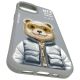 9. Nimmy Cool&Cute 2.0 Bear Case for iPhone 15 - Gray
