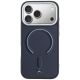 3. Mercedes Leather 3D MagSafe Case for iPhone 17 Pro - Navy Blue