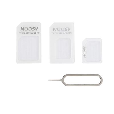2. Noosa SIM Card Adapter Set + Key - White