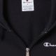 4. Champion Women's Full Zip Hoodie Sweatshirt Black 118406 KK001