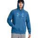 2. Men's Under Armour Rival Fleece Logo HD Hoodie Blue 1379758 406 L