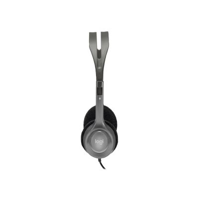 4. Logitech H110 Headphones 981-000271 (gray)
