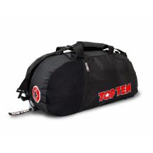 TOP TEN sports bag with backpack function 55 x 29 x 27 cm TOR-P6A black (PRICE CHANGE)