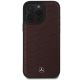 3. Mercedes MB Waves Leather Case for iPhone 16 Pro Max - Red