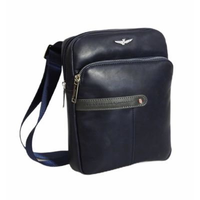2. Aeronautica Militare Fly Men's Shoulder Bag Messenger Bag Blue - AM-391