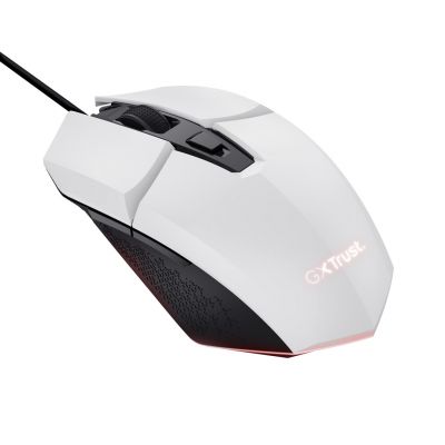 3. TRUST GXT109P Felox Gaming Mouse White