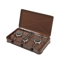 Ravanson K-03BR 3-burner adjustable gas stove (brown)