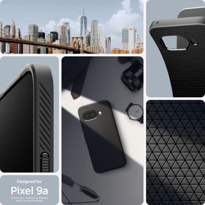 12. Spigen Liquid Air Case for Google Pixel 9A - Matte Black