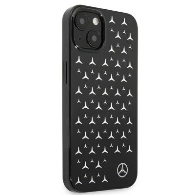 4. Mercedes Silver Stars Pattern Case for iPhone 13 mini - Black
