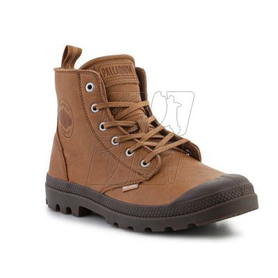 Palladium Pampa Zip Lth Ess U shoes 76888-252-M Dear Brown