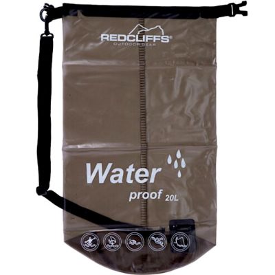WATERPROOF 20L DRY BAG BLACK REDCLIFFS
