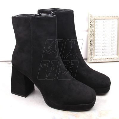 5. Suede ankle boots Jezzi W JEZ411A, black