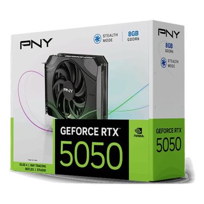 9. graphics card PNY RTX 5050 Single Fan 8 GB