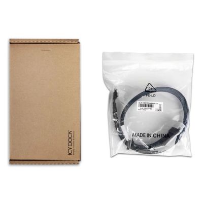 3. Icy Dock MB406L-B SAS Cable 0.5m Black
