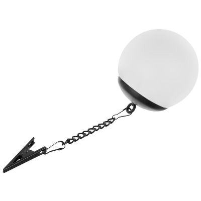3. SOLAR LAMP PLASTIC BALL HANGING WITH CLIP 10X30CM SET OF 2 PCS