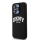2. DKNY Liquid Silicone White Printed Logo MagSafe Case for iPhone 13 Pro / 13 - Black