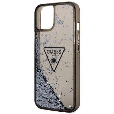 6. Guess GUHCP14SLFCTPK iPhone 14 6.1" black/black hardcase Liquid Glitter Palm Collection