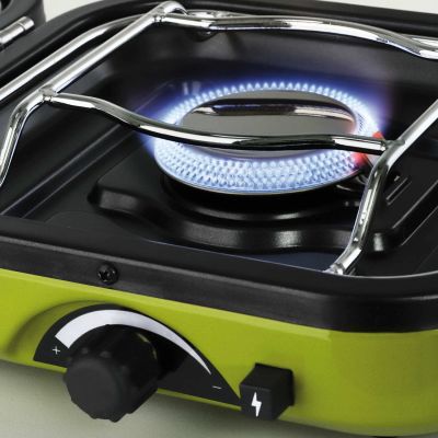 14. DUAL COMPACT + GRILL double camping stove
