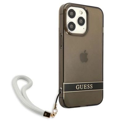 4. Guess GUHCP13LHTSGSK iPhone 13 Pro / 13 6.1" black/black hardcase Translucent Stap