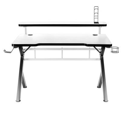 4. HZ-Hero 5.0 White Gaming Desk