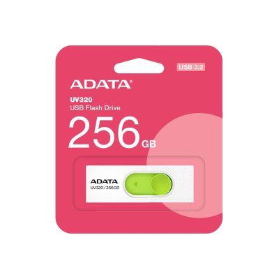 4. ADATA UV320 USB Flash Drive 256GB USB Type-A 3.2 Gen 1 (3.1 Gen 1) Green, White