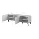 2. ABETO TV cabinet 150x42x52 white/white gloss