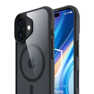 4. 3mk Satin Armor MagCase for iPhone 17 - Black