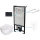 6-in-1 concealed toilet set