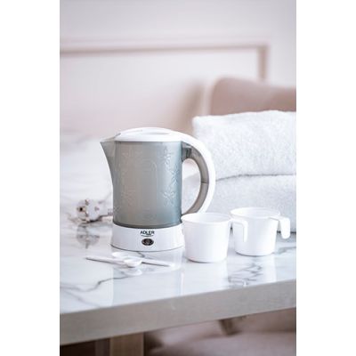 12. Adler AD 1268 electric kettle (600W 0.6l; white)