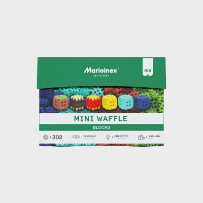 2. Marioinex Mini Waffle building blocks, 302 pieces