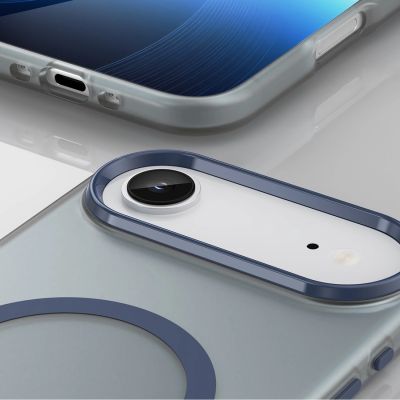 4. Magnetic Abrasive iPhone 17 Air Case Compatible with MagSafe - Matte Blue