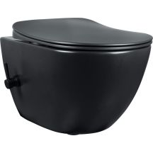 Toilet bowl with bidet function - with mixer tap