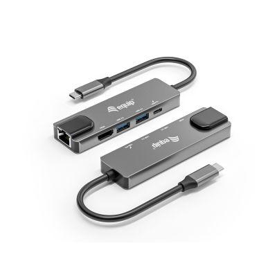 6. Equip 133489 Wired Docking Station USB 3.2 Gen 1 (3.1 Gen 1) Type-C Gray