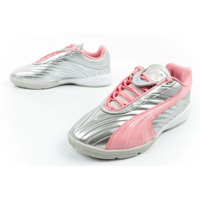 8. Puma sports shoes sneakers youth V-S2 Goalgetter fashionable silver