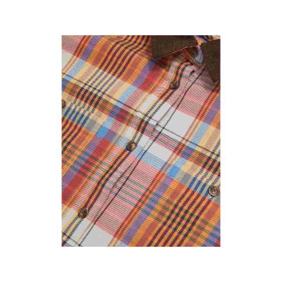 4. Peak Performance W Heavy Cotton Shirt Brown Plaid