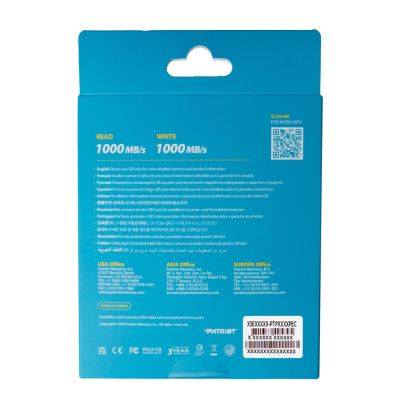 13. Patriot TXD USB 3.2 enclosure for M.2 NVMe SSD 1.3, up to 8 TB – Aluminium