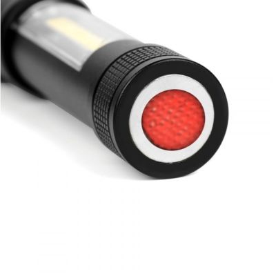 6. ESPERANZA ALUMINUM FLASHLIGHT WITH SIDE LIGHT COB DIONE EOT070