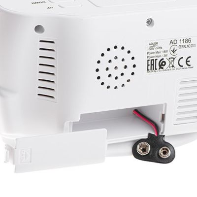 6. Alarm clock ADLER AD 1186 white
