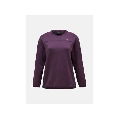 Peak Performance W Trail Polartec Crew Purple Sweatshirt