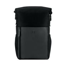 Wenger, UrbanOne Roll-Top 15.6" Laptop Backpack, Black
