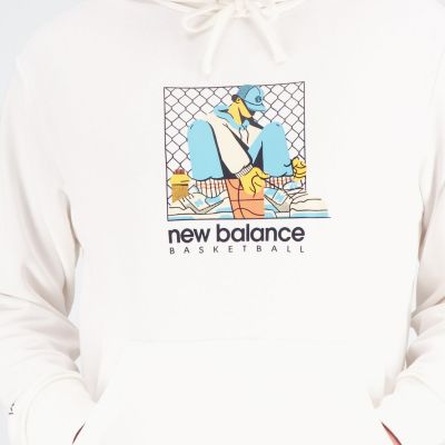 4. New Balance Hoops French Terry Hoodie M NBMT31588SST