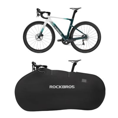 5. Rockbros D002 Elastic Carrying Case for 26" Road and Mountain Bikes - Black