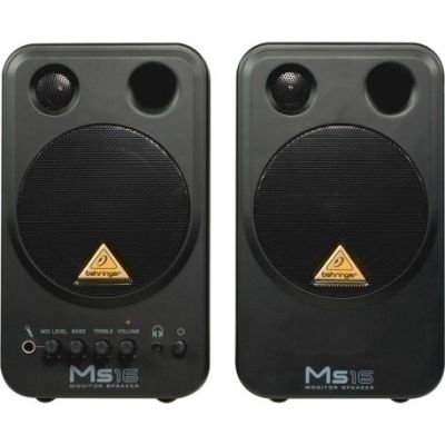 6. Behringer MS16 2-Way Speaker Black Wired 16 W