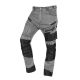 DENIM work trousers, reinforced Oxford, gray, size M