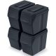 GARBAGE BINS 20 L SORTIBOX SET 4 PCS ANTHRACITE - end