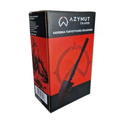 8. AZYMUT Traper multifunctional tactical shovel black + cover