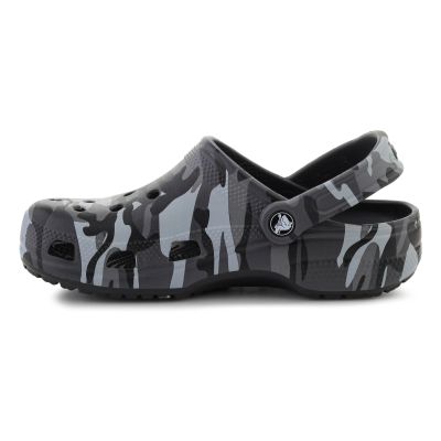4. CROCS CLASSIC CAMOUFLAGE CLOG K BLACK/SLATE GRAY 211879-0DD