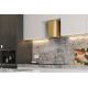 3. MAAN Elba Mini WPB 431 Cooker Hood, Glossy Gold