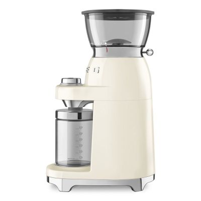 13. Smeg CGF03CREU Coffee Grinder 150W Cream