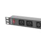 2. LANBERG 19" RACK POWER DISTRIBUTION UNIT PDU PDU-02I1908I-0200-C20-BK (1U, 16A, 2X C19, 8X IEC C13, 2M, C20 PLUG)